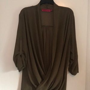 Boohoo wrap blouse
